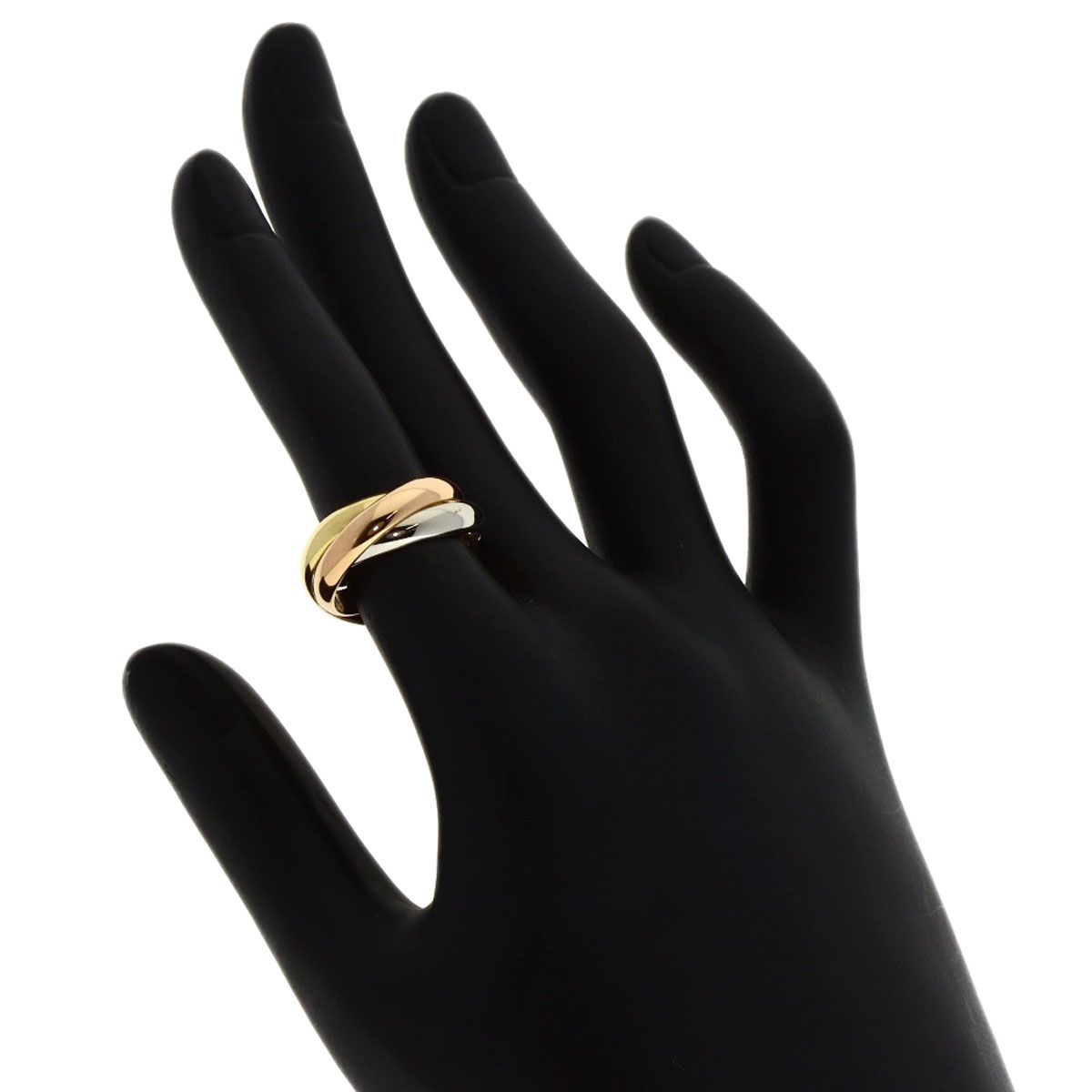 CARTIER カルティエ トリニティ #48 リング・指輪 K18YG K18WG