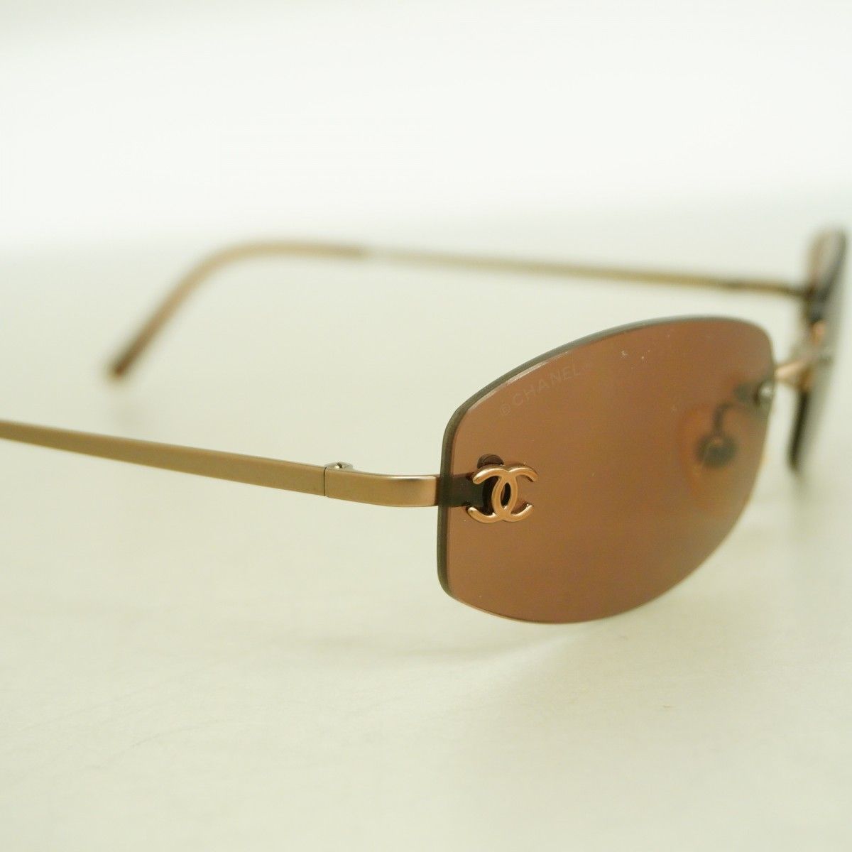 全国送料無料！ 5md5016 シャネル サングラス 4002 プラスチック ボルドー ピンクゴールド金具 レディース