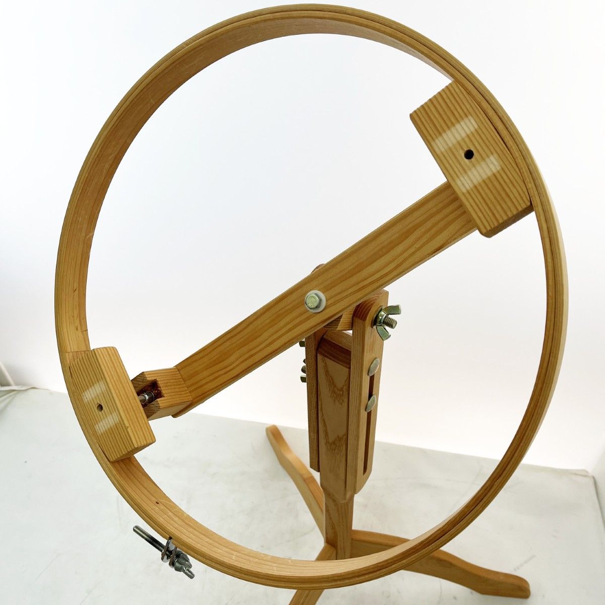 【美品・動作良好】ヒンターバーグデザイン キルティングフープスタンド ≫HINTERBERG DESIGN ヒンターバーグ デザイン*大型 フープ