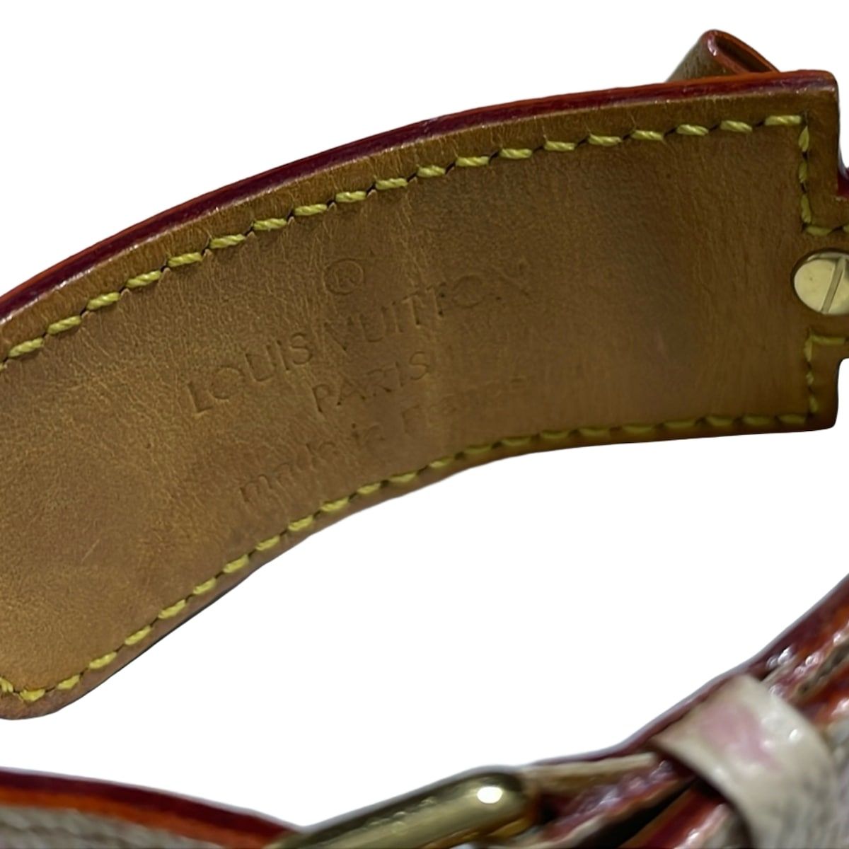 LOUIS VUITTON ルイヴィトン ブレスレット モノグラムチェリーブラッサム ブラスレポルトアドレス M92576 ローズ WWW_SHINETEETH_COM