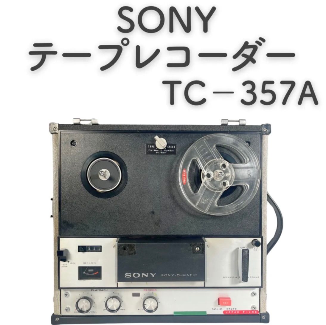 SONY　オープンリールテープレコーダー　TC-357A　取説付き SONY オープンリールテープレコーダー TC-357A 取説付き 【公式