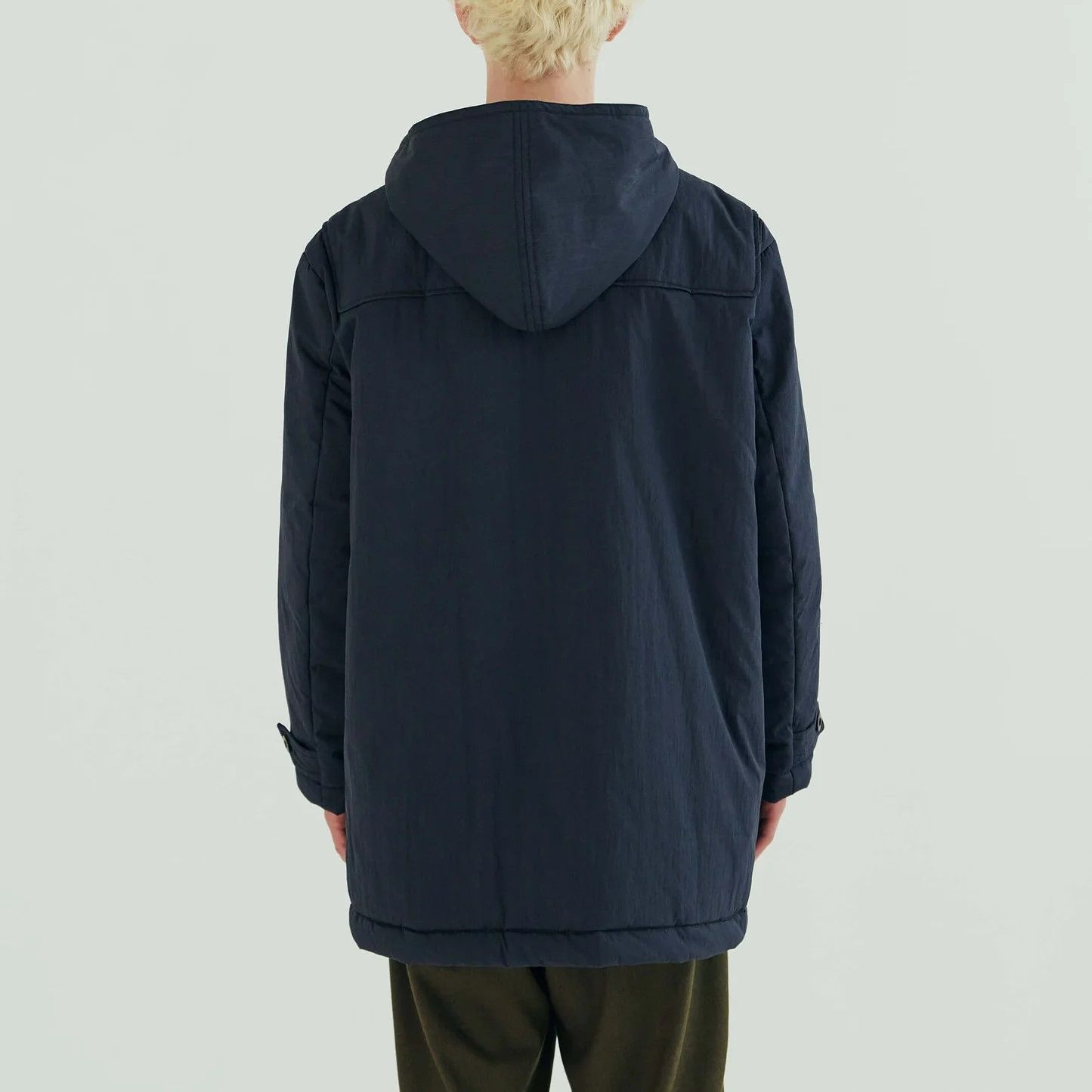 ARMY TWILL アーミーツイル COTTON NYLON DUFFEL COAT NAVY コットン