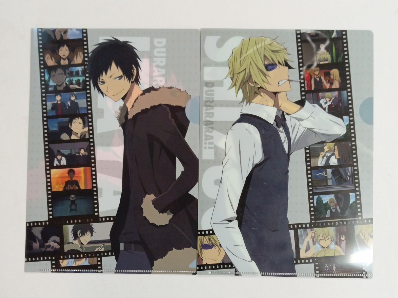 デュラララ!! 折原臨也 平和島静雄 クリアファイル セット