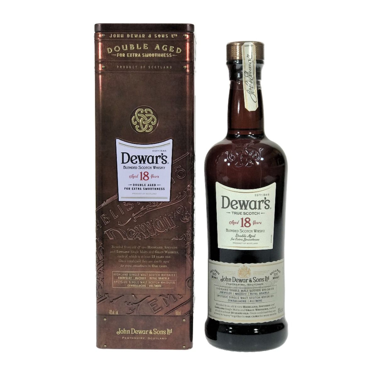 dewar's デュワーズ 18年 ブレンデッド スコッチ ウイスキー 43度