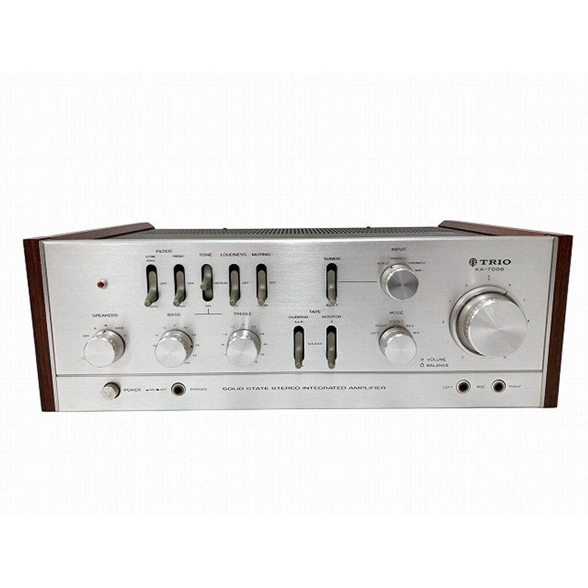 TRIO KA-7006 プリメインアンプ トリオ オーディオ 昭和 ヴィンテージ ジャンク O10531759