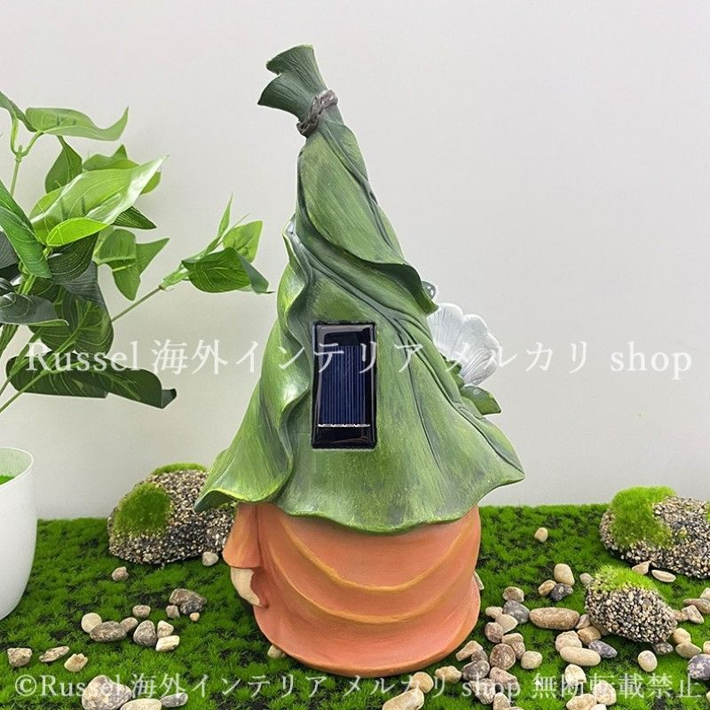 ガーデンライト ノーム ソーラー 樹脂 庭 ガーデンオブジェ ガーデンオーナメント 置物 蝶 ガーデニング 雑貨 ガーデン雑貨 ガーデンインテリア ガーデン インテリア 庭の装飾 お洒落 おしゃれ 8-14 WWW_GEBZETESISAT_COM_TR