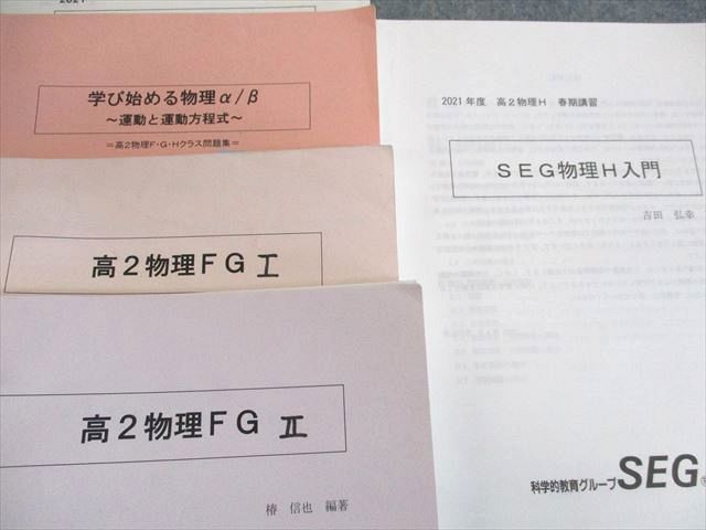 SEG (科学的教育グループ) 高2 物理H入門/物理FGI/II/学び始める