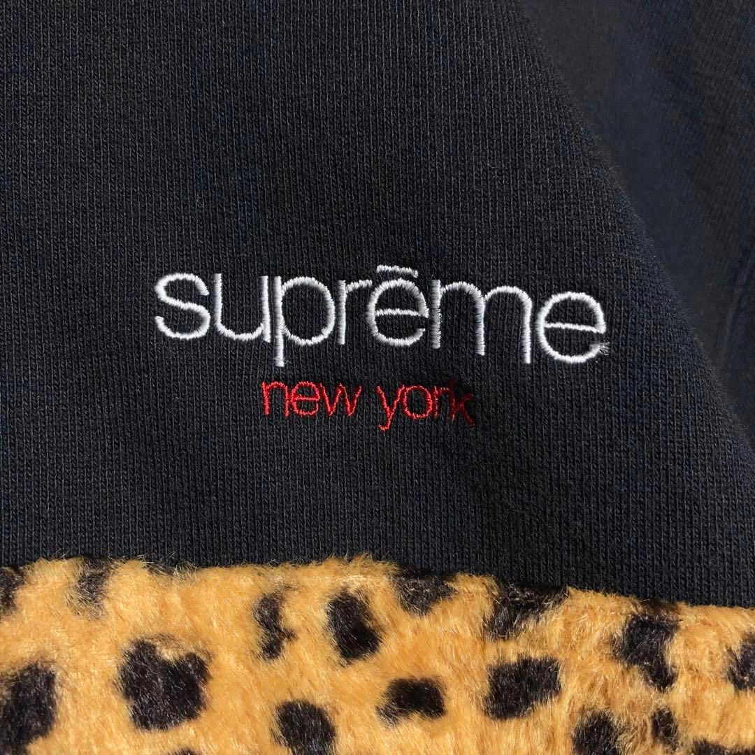コムドットゆうた着用】Supreme スウェット ハーフジップ 刺繍