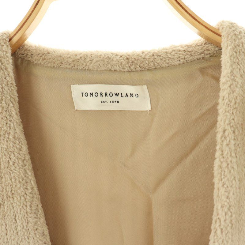 トゥモローランド　ロング　ジレ　ベージュ 楽天市場】【SALE／40%OFF】CINQUANTA ラムレザーロングジレ