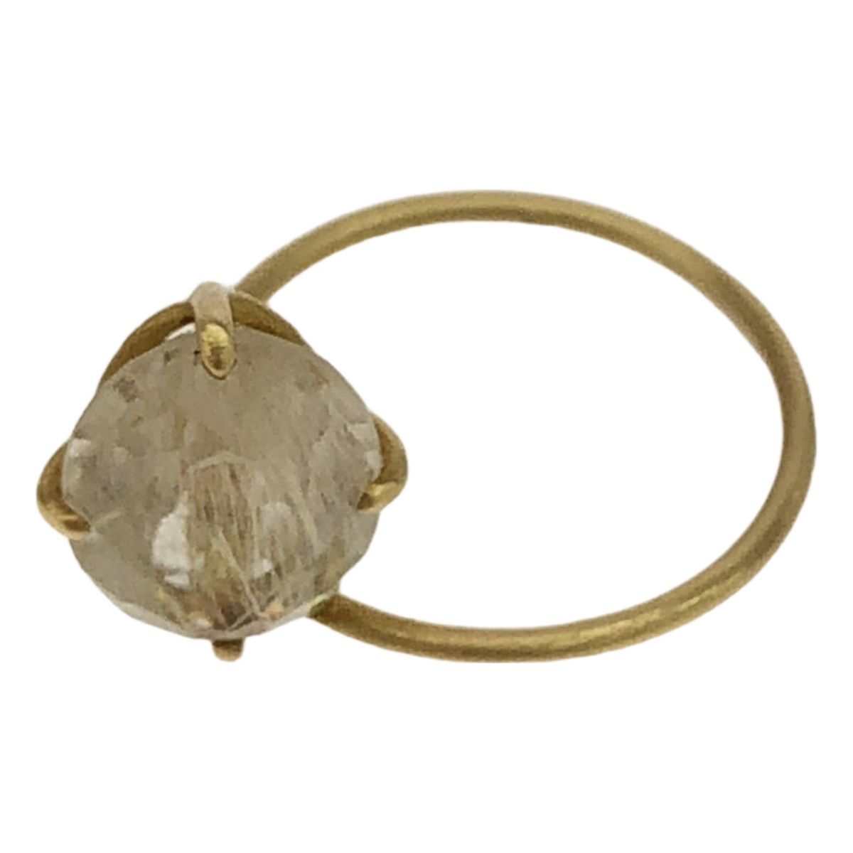 talkative | トーカティブ | Falling Drop Ring K18YG Rutile Quartz フォーリングドロップ ゴールド リング ルチルクォーツ | ゴールド | クリア | レディース