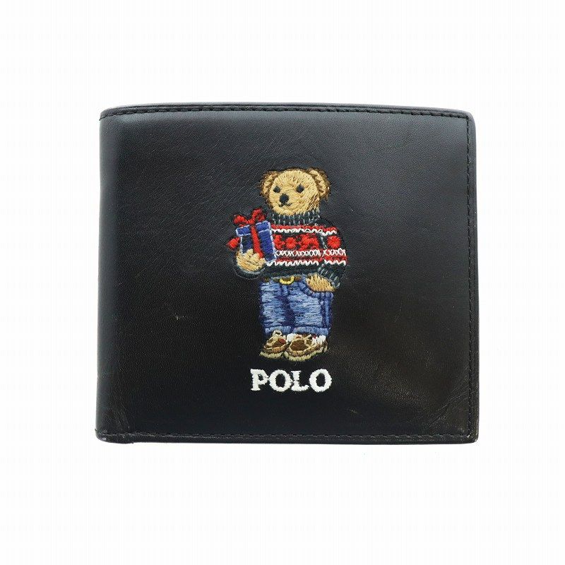 上等な ポロ ラルフローレン POLO RALPH LAUREN 二つ折り 財布 札入れ 小物