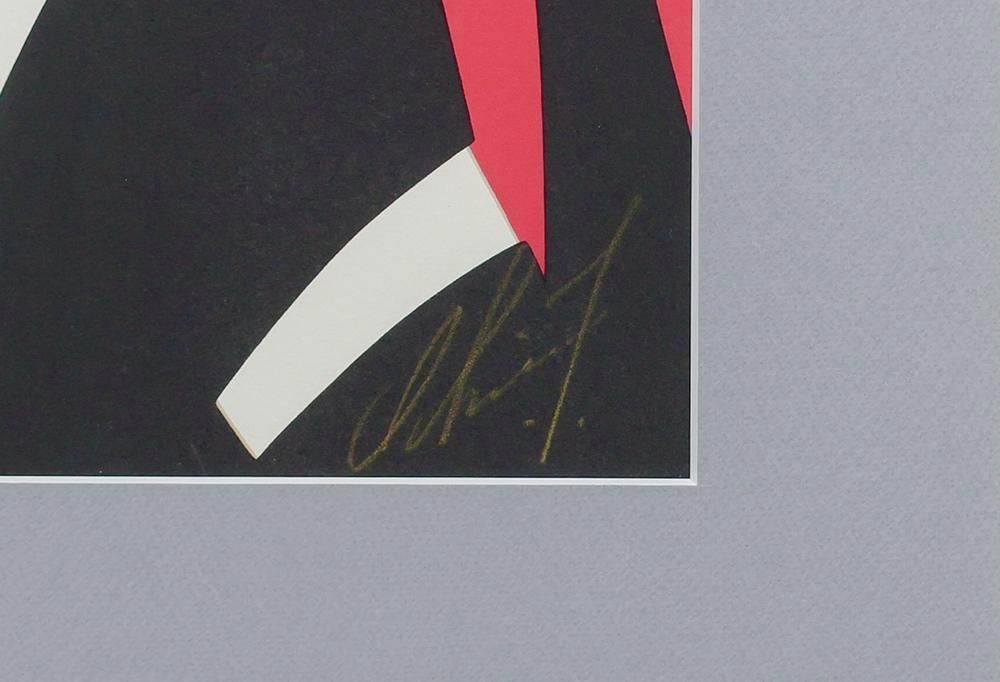 イマニュエル ヴァレンティーノ アリアンテ 直筆サイン・リトグラフ
