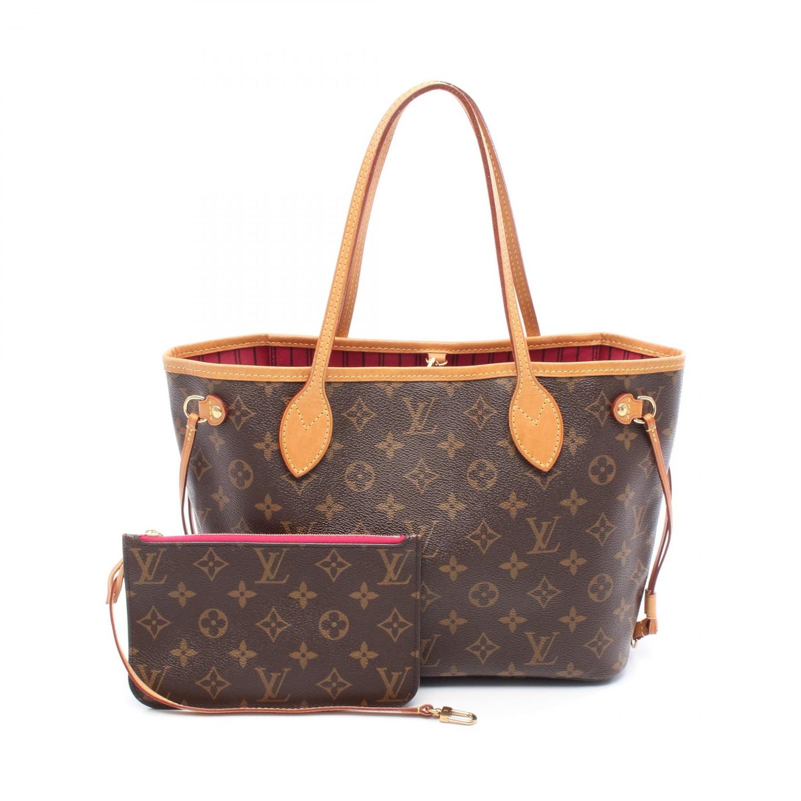 LOUIS VUITTON ルイ ヴィトン ネヴァーフルPM モノグラム ピヴォワンヌ トートバッグ
