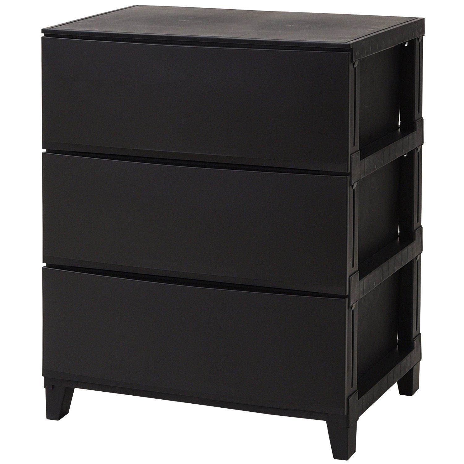 新着商品】チェスト 3段 【日本製】 [サンカ] ワイド 幅54×奥行42×高さ