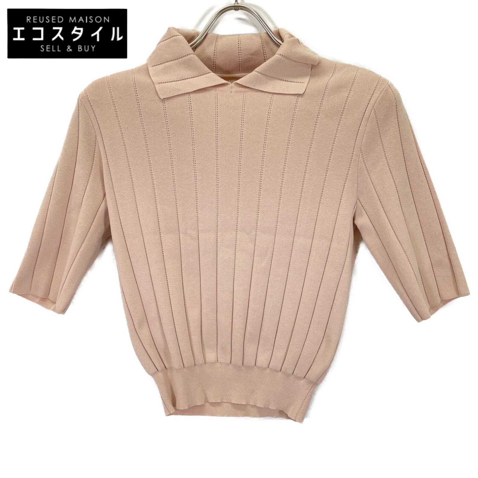 美品★FOXEY/フォクシー　半袖 ジュリビーンセーター ニット38 FOXEY - 美品☆FOXEY/フォクシー 半袖 ジュリビーンセーター
