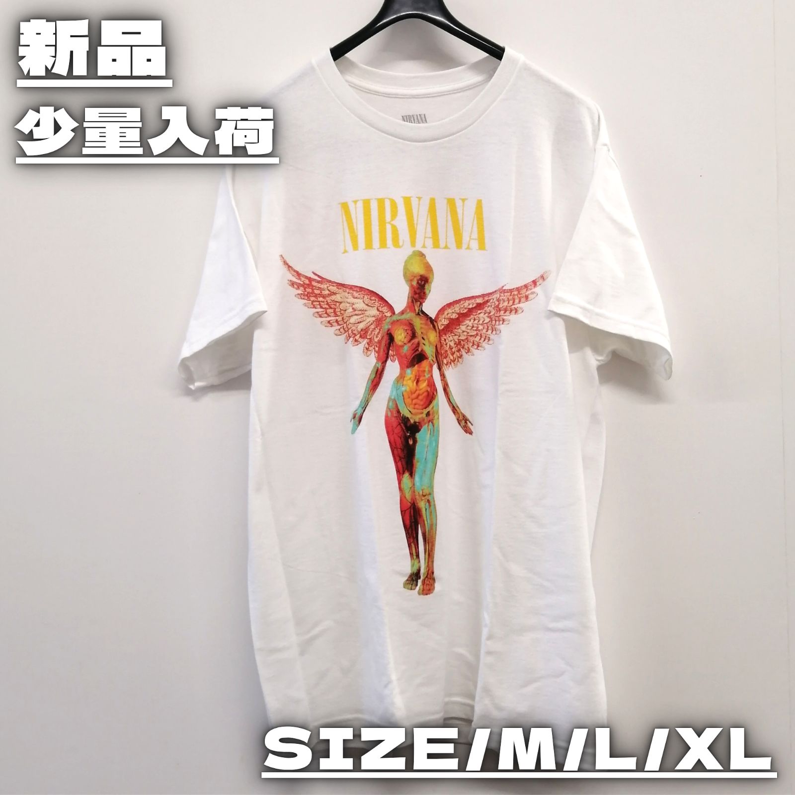 新作】【NIRVANA／ニルヴァーナ・NIRVANA IN UTERP TEE（ホワイト