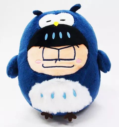 おそ松さん プライズ ふくろう松 ぬいぐるみ　セット 中古】ぬいぐるみ カラ松 ふくろう松ぬいぐるみ 「おそ松さん