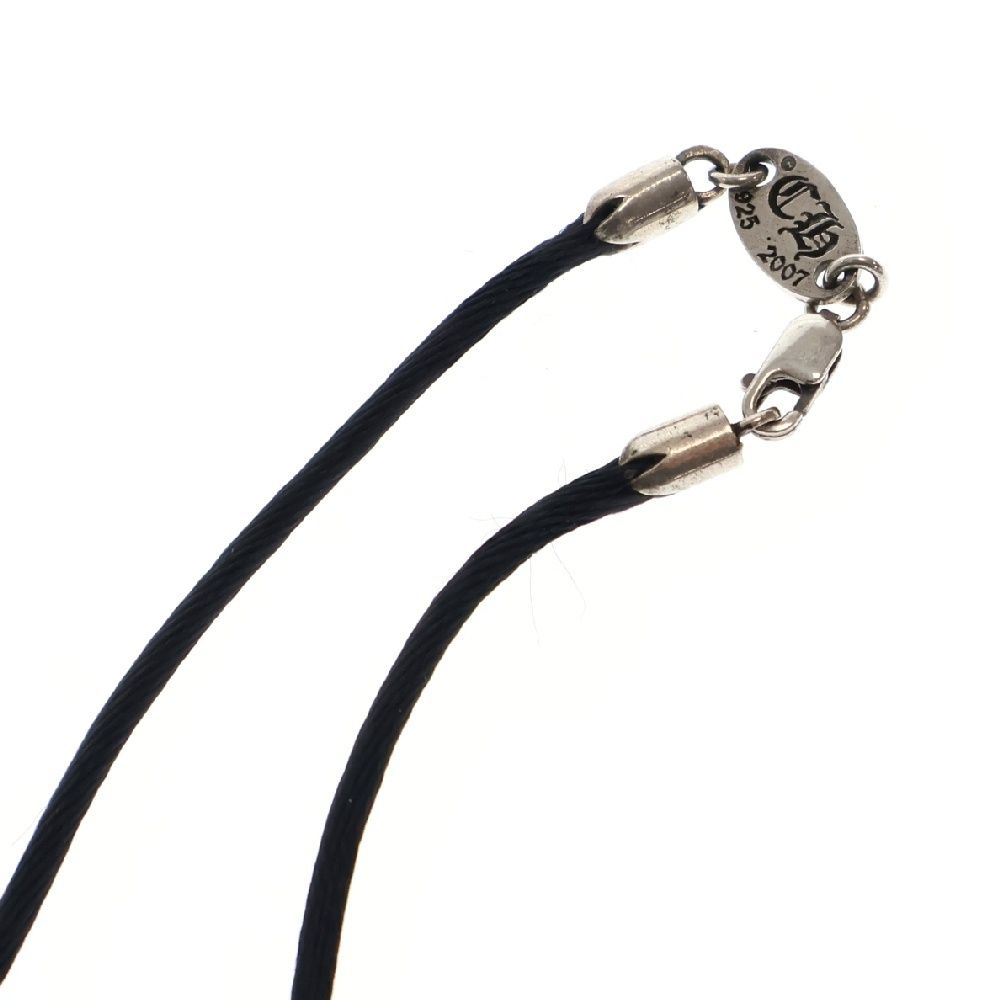 クロムハーツ KZ ケーゼット ハートスタック シルクネックレス チョーカー CHROME HEARTS (クロムハーツ) KZ ケーゼット ハートスタック シルク