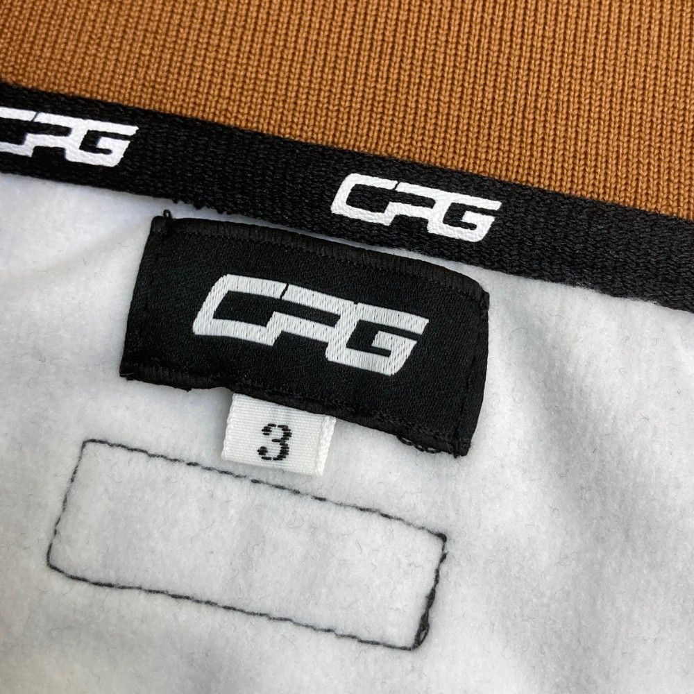 サイズ：3 CPG GOLF シーピージーゴルフ  裏起毛ジップジャケット 総柄 ブラック系 [240101417090] ゴルフウェア メンズ ストスト サイズ：3 CPG GOLF シーピージーゴルフ 裏起毛ジップジャケット