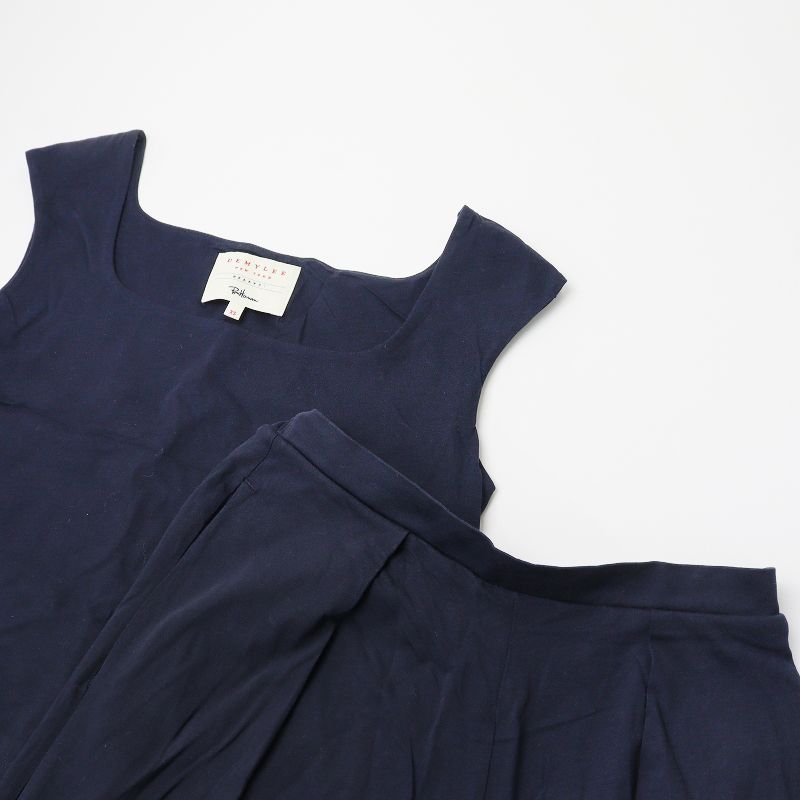 ロンハーマン X デミリー Ron Herman X DEMYLEE ストレッチコットン セットアップ XS|ネイビー トップス ワイドパンツ 2400013688659