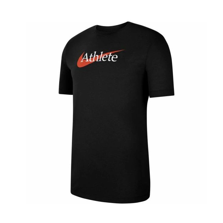 ナイキ nike Dri-FIT スウッシュ ランニングTシャツ 半袖 メンズ 男性【cw6951-013】陸上・ランニング用品 S (013)ブラック