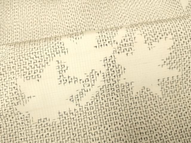 平和屋着物□極上 本場大島紬 白大島 総絣 枝楓 逸品 DZAA7641kh5