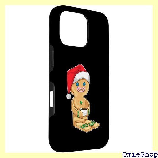 ジンジャーブレッドマン クリスマス コーヒー スマホケース iPhone 16 Pro 用 2667
