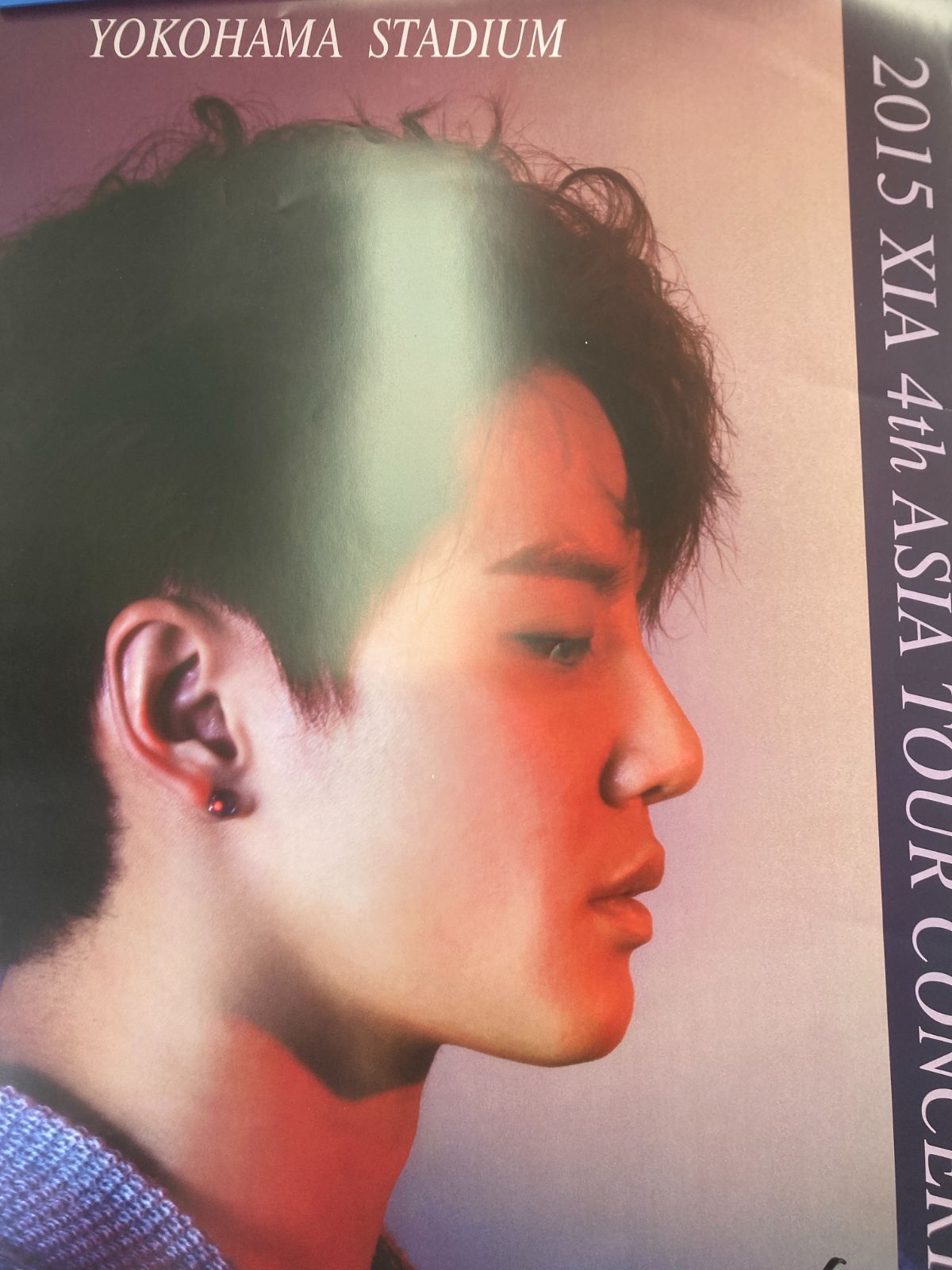 直筆サインB2ポスター】JYJのジュンス(XIA) 2015 XIA 4th ASIA