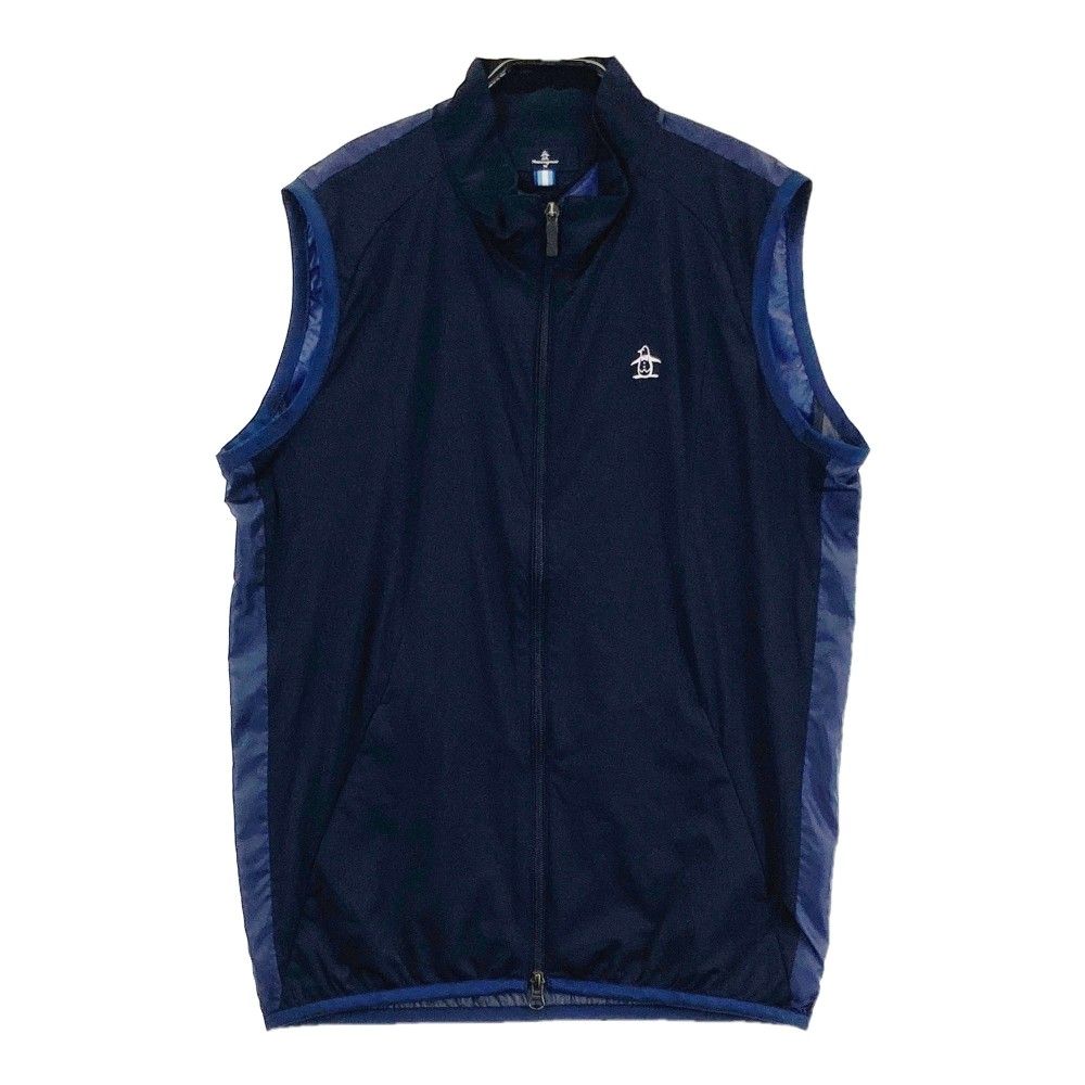 サイズ M MUNSING WEAR マンシングウェア ジップベスト ネイビー系 240101434080 ゴルフウェア メンズ ストスト