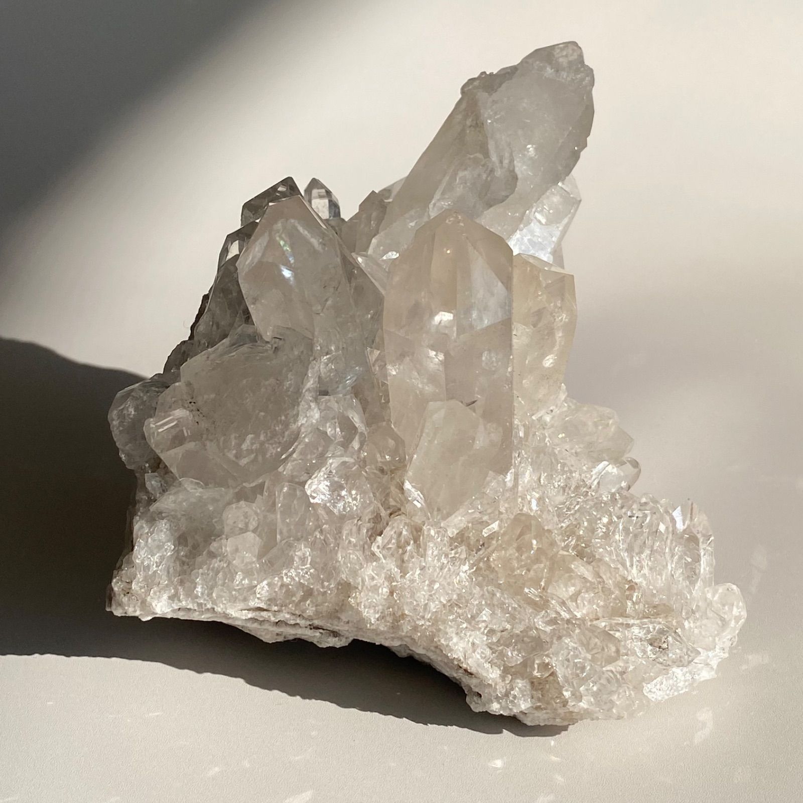 ブラジル産♦︎水晶 クリアクォーツ clear quartz|クラスター
