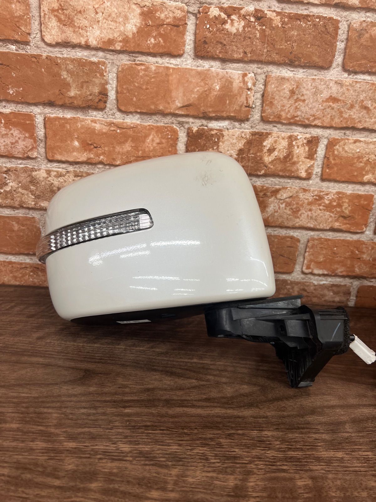 マツダ AZワゴンMJ23S ドラミラー左右セット パールホワイト