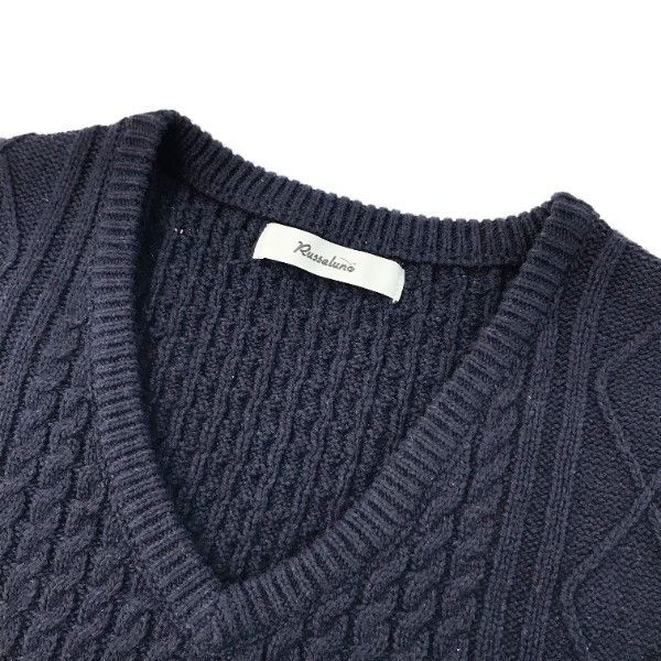 RUSSELUNO ラッセルノ ウール混 ニットベスト ルチャ 5 ［240001985981