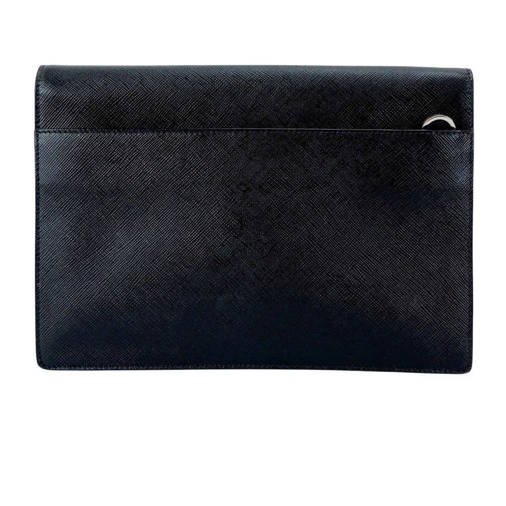 プラダ クラッチ セカンド バッグ サフィアーノ ブラック VR0049 429897 9