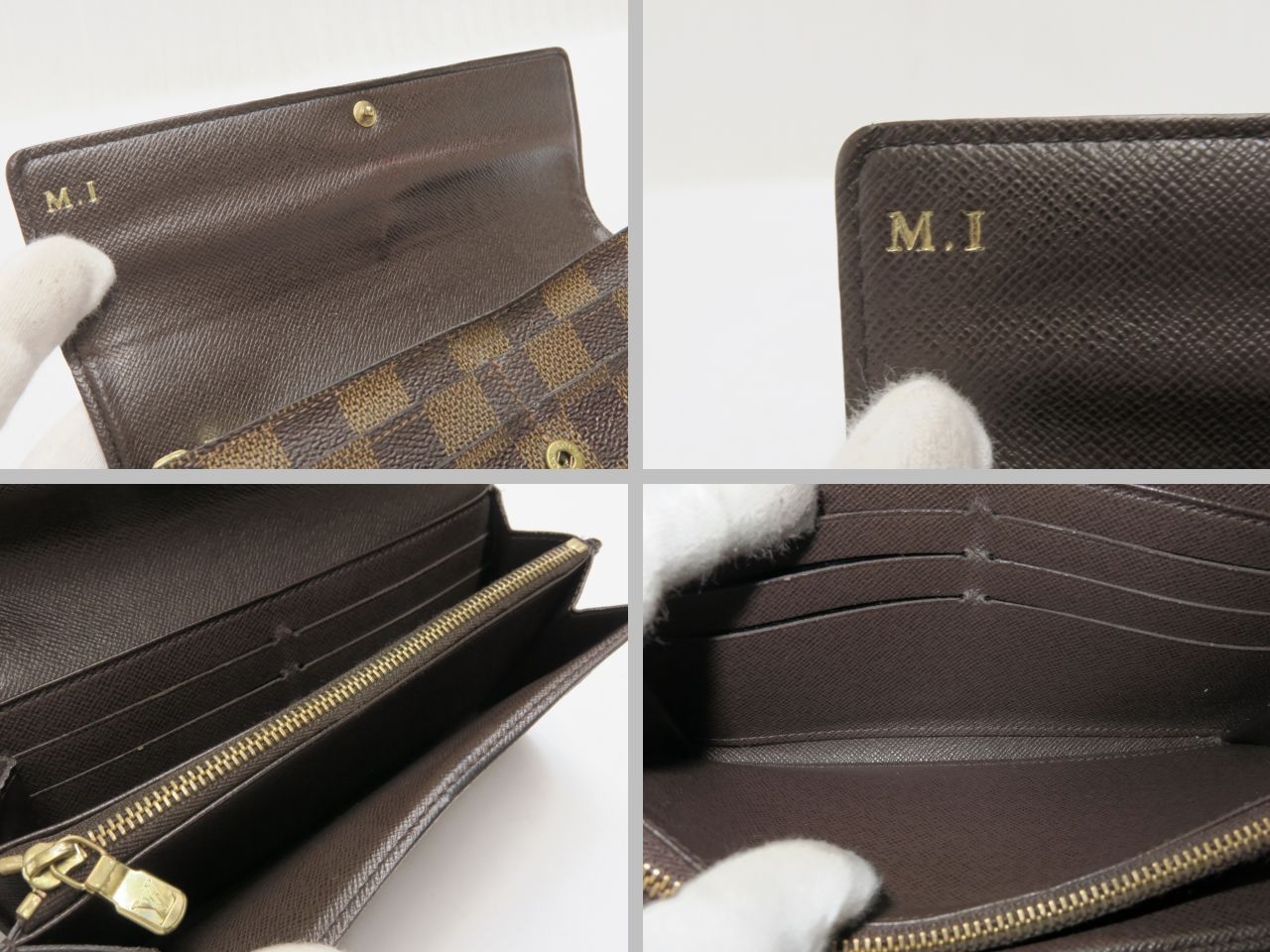 ルイヴィトン　ダミエエベヌ　ポルトフォイユ・サラ　長財布　N61734　LOUIS VUITTON　18688109