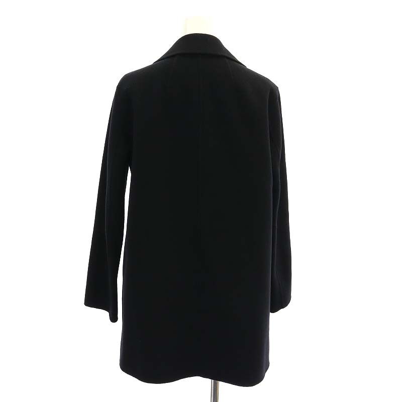 セオリー Luxe New Divide カシミヤ混 ショートコート ブラック