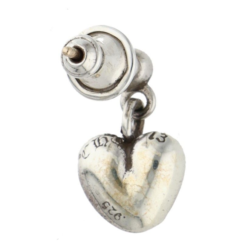 ハートドロップ シルバーピアス