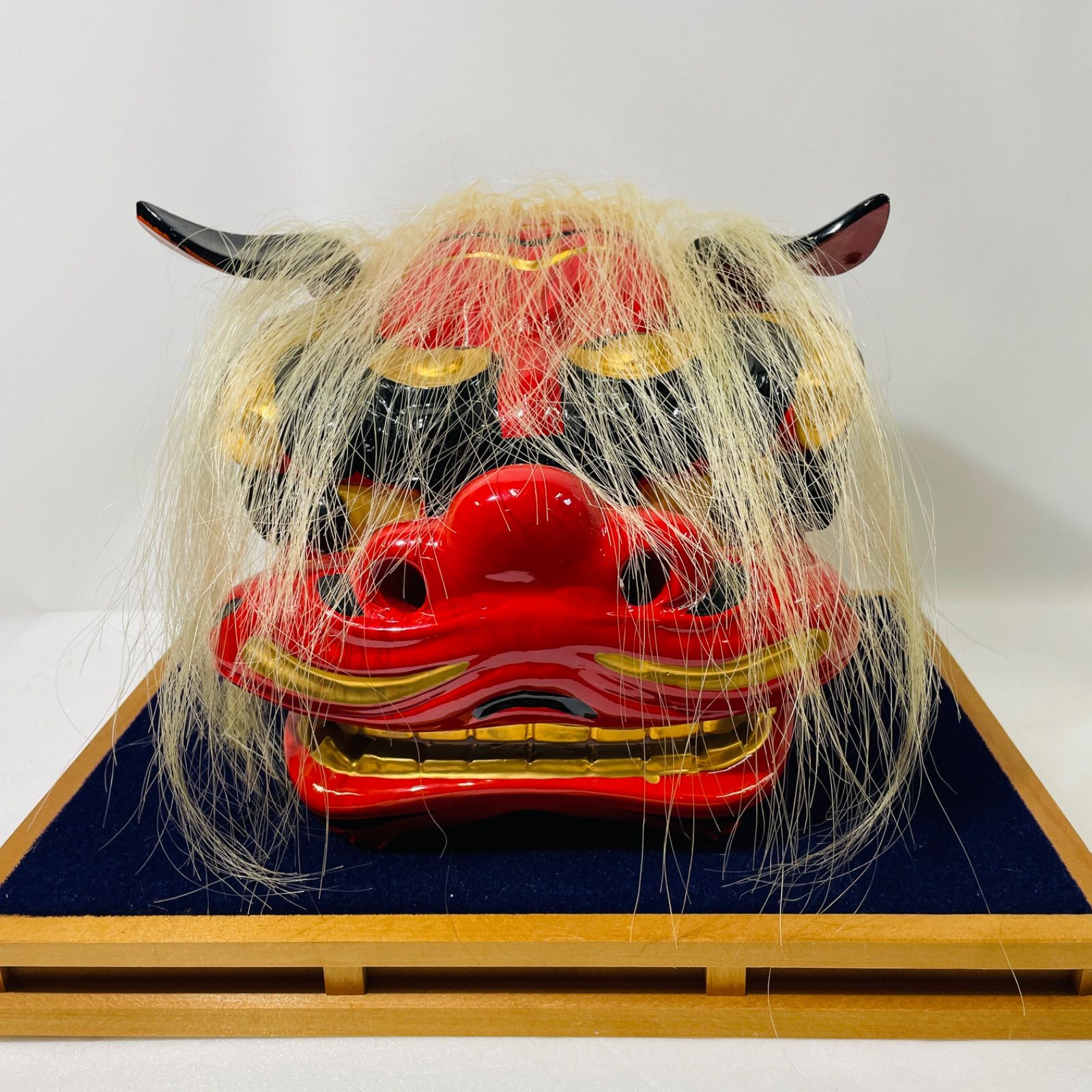 獅子舞 頭 飾物 置物 魔除 縁起物 オブジェ - メルカリ