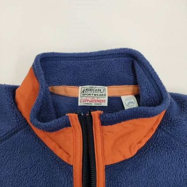 AMERICANA/L'Appartement キッズ フリース ジャケット ネイビー