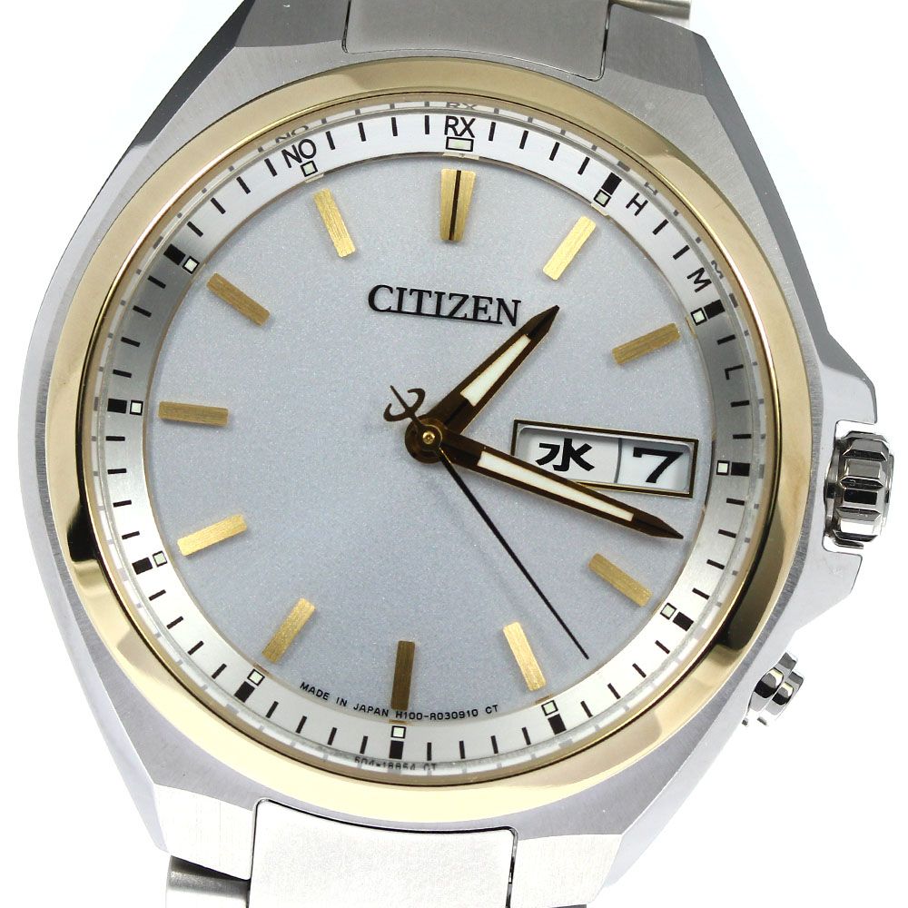 シチズン CITIZEN H100-T021212 アテッサ エコドライブ デイデイト