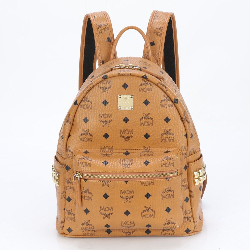 MCM エムシーエム ヴィセトス スタッズ レザー PVC リュック MCM エムシーエム ヴィセトス スタッズ レザー PVC リュック