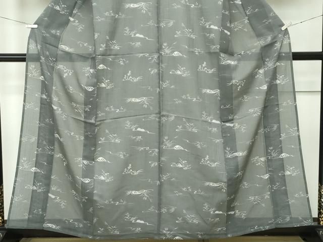 平和屋本店□極上 洗える最高級着物 ＜英＞はなぶさ謹製 江戸小紋 鮫小
