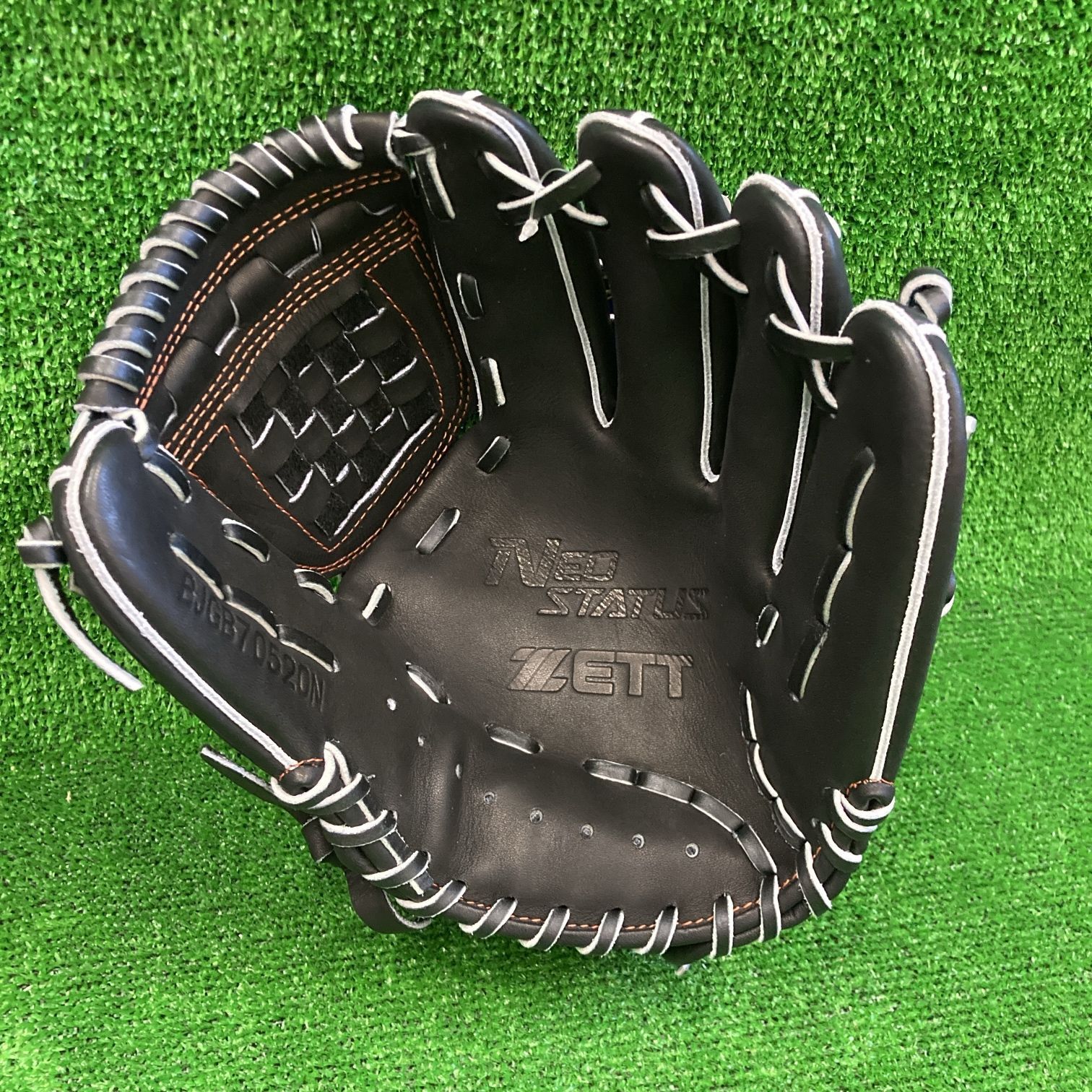 ZETT 軟式 野球グローブ 黒・青 源田モデル ZETT 軟式グローブ 黒/青
