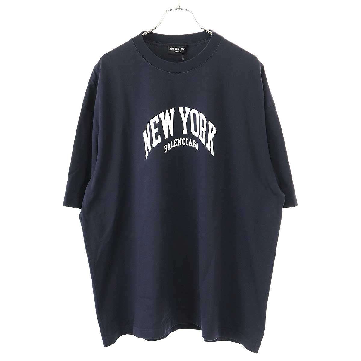 BALENCIAGA バレンシアガ 22SS NEW YORK プリントオーバーサイズT
