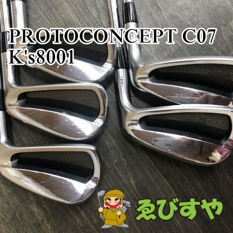 狭山【中古】 アイアンセット その他 PROTOCONCEPT C07 K's8001 S 0[7658]