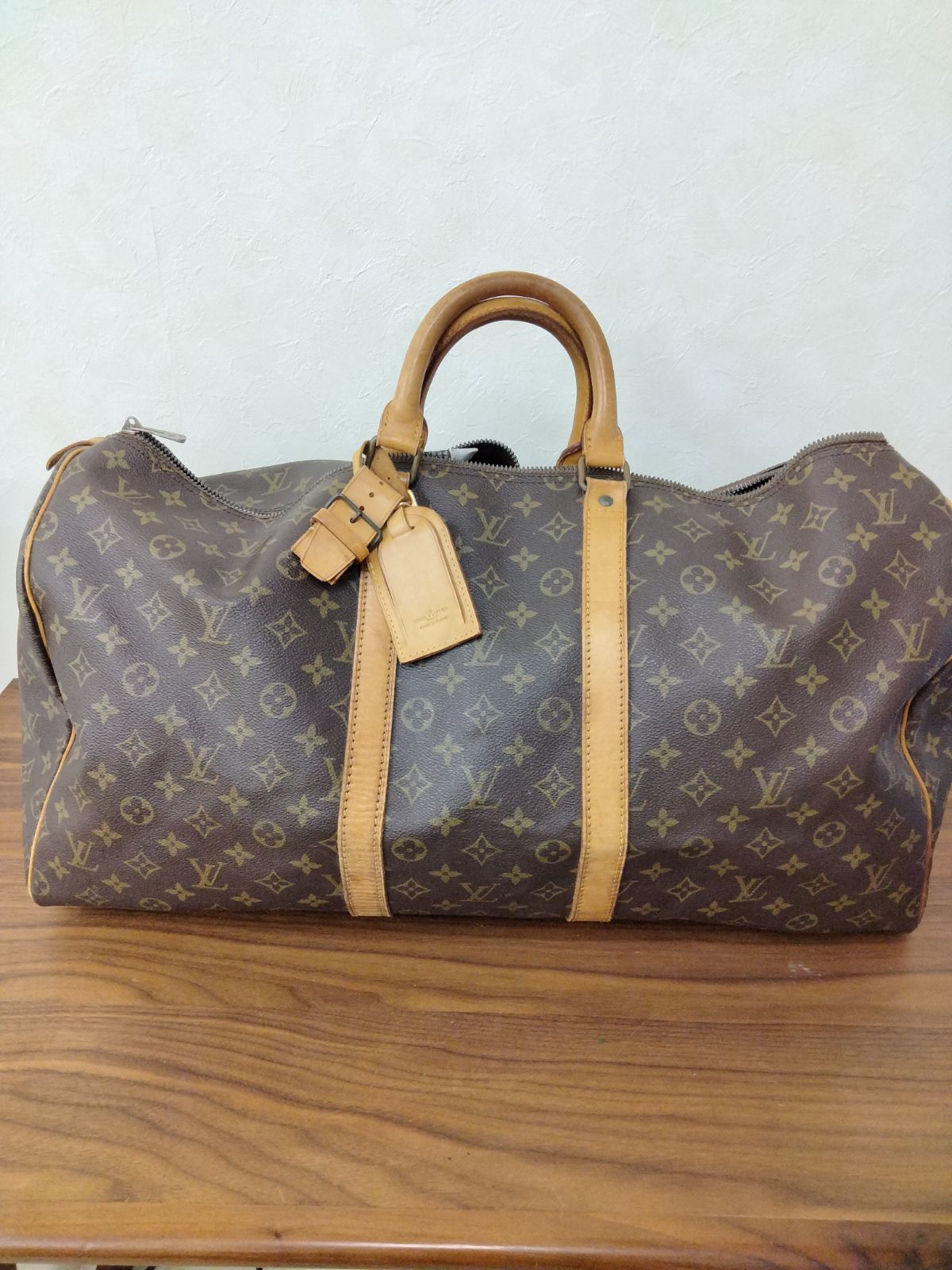 LOUIS VUITTON モノグラム キーポル55 SD842 ファスナー壊れあり