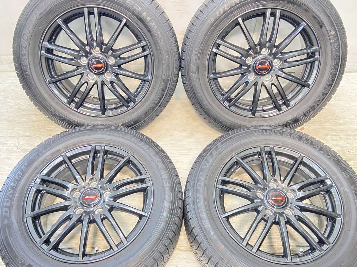 205/60R16 ダンロップ ウィンターマックス 03 Barosso 16x6.5 53 114.3-5穴 中古タイヤ スタッドレスタイヤ ホイールセット  4本セット w16240619000 - メルカリ