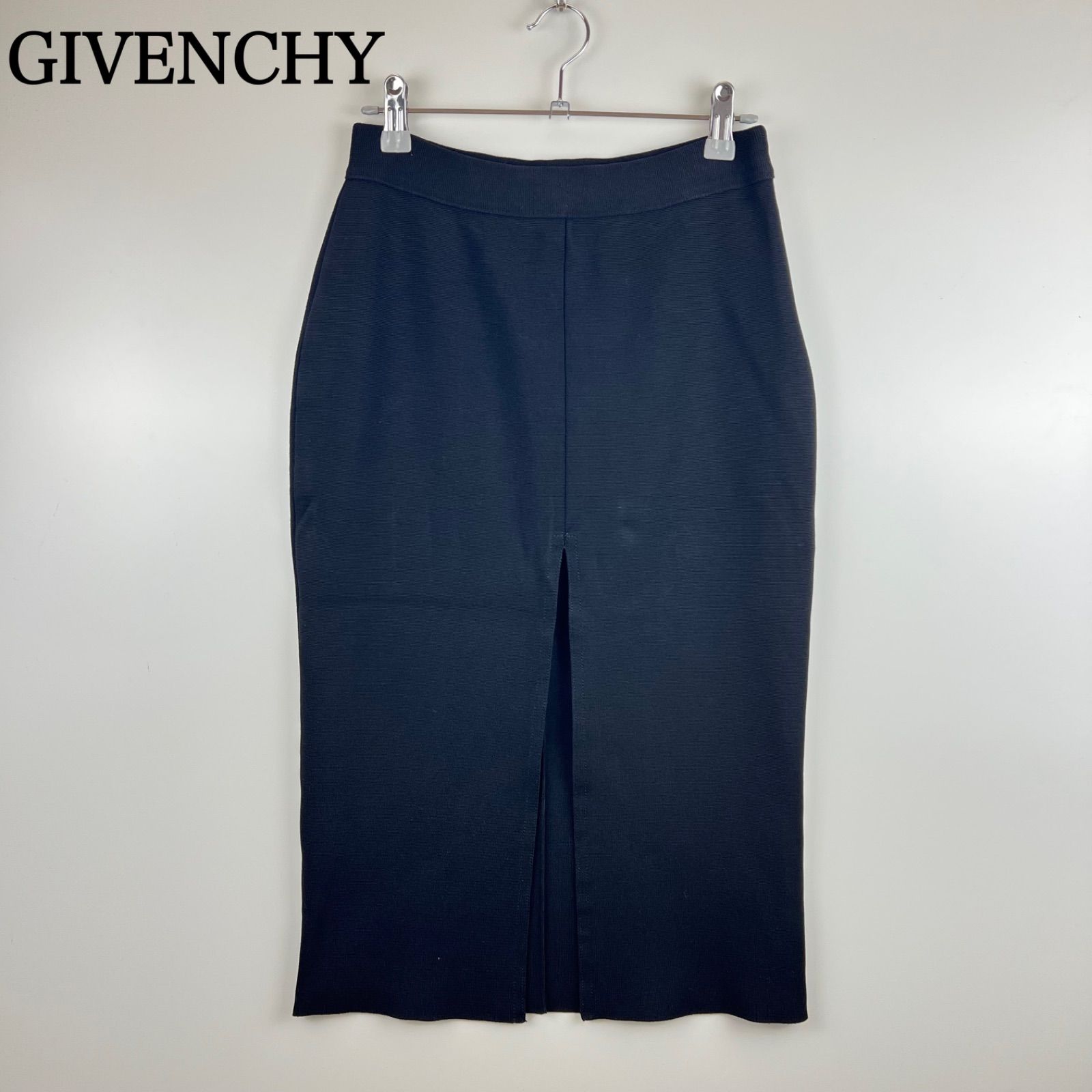GIVENCHY archive front slit rayon skirt M 14U4809 505 ジバンシー レーヨン 前スリット スカート アーカイブ サードカルチャー