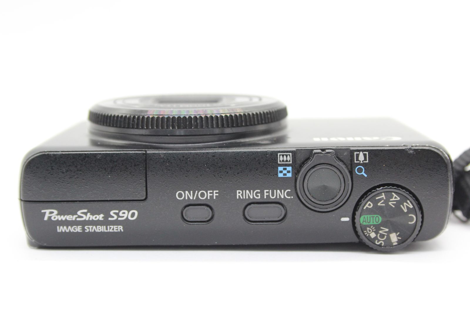 【返品保証】 【元箱付き】キャノン Canon PowerShot S90 ブラック 8x バッテリー チャージャー付き コンパクトデジタルカメラ  s5341