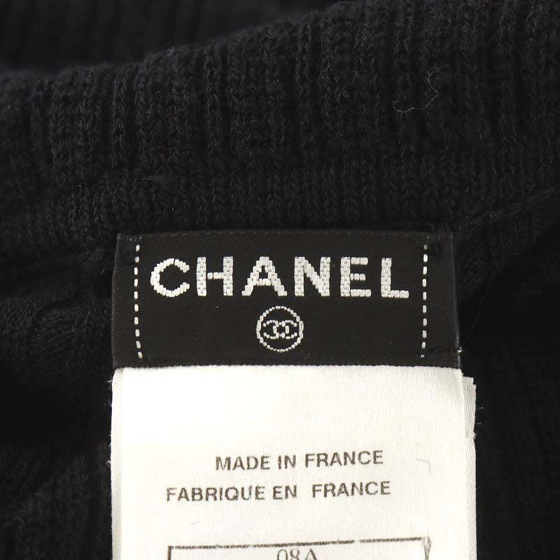 シャネル CHANEL ココマーク タートルネックニットワンピース