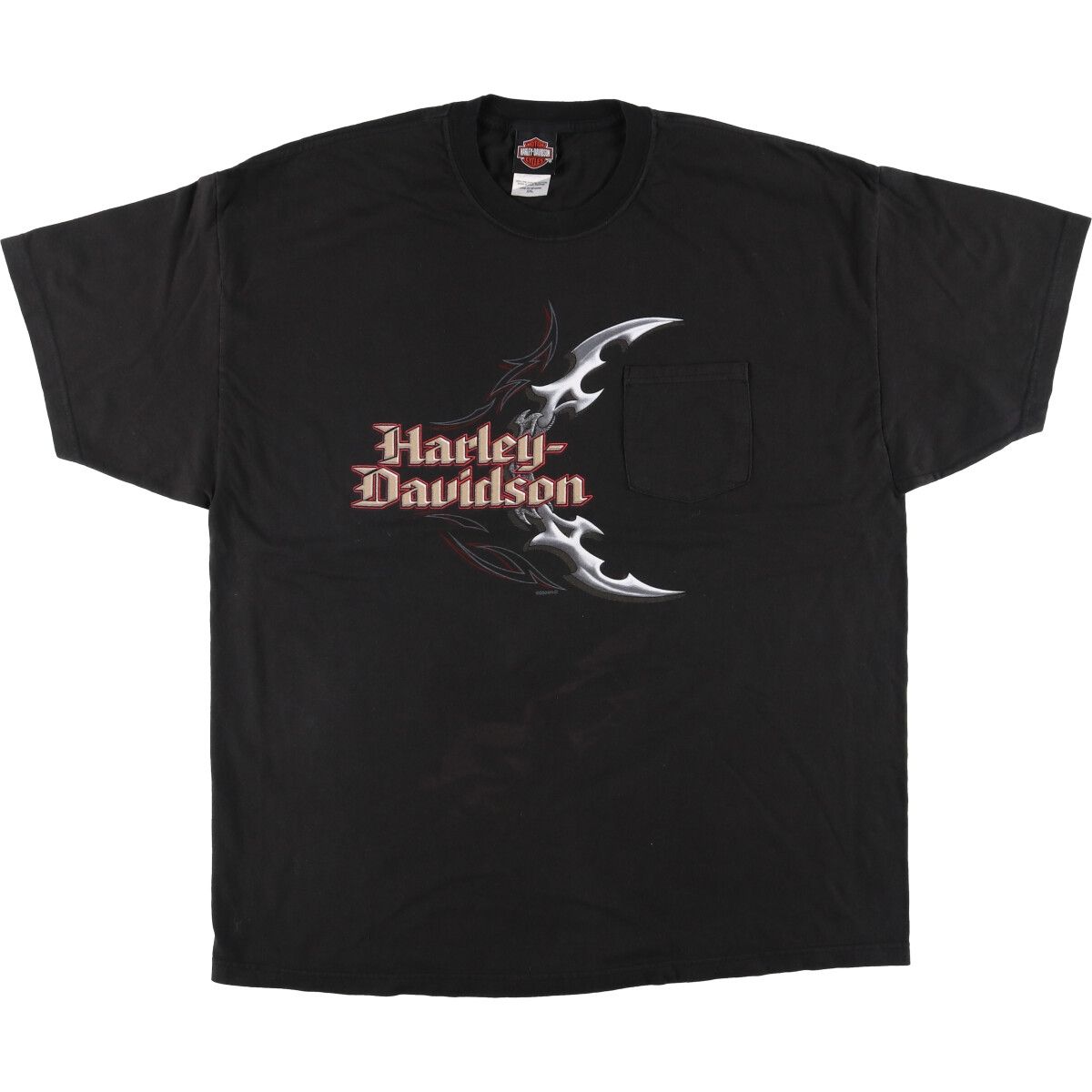 古着 00年代 ハーレーダビッドソン Harley-Davidson HANES 鷲柄 イーグル柄 モーターサイクル バイクTシャツ |eaa589976